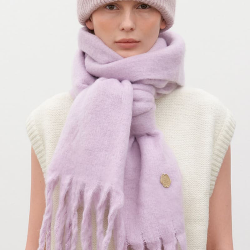 

halden heavy vanilla muffler (M032_light purple) light purple