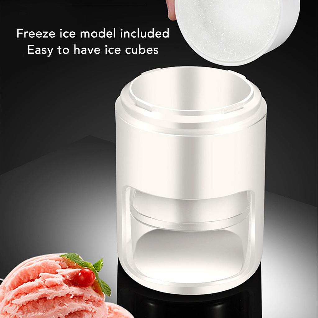 Hand Cranked Ice Shaver Portable 420 Stainless Steel Manual Snow Cone Machine Slushie Maker Ice Crusher Machine for Home Outdoor Commercial Use