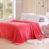 Lightweight Flannel Polyester Blanket In Various Colors For Modern Style Bedrooms