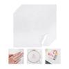 Water-soluble Embroidery Sheet for Embroidery, 25*25cm/50*50cm DIY Handicraft Supplies, Transparent Film, Water-soluble Sketch Sheet, Easy To Use,