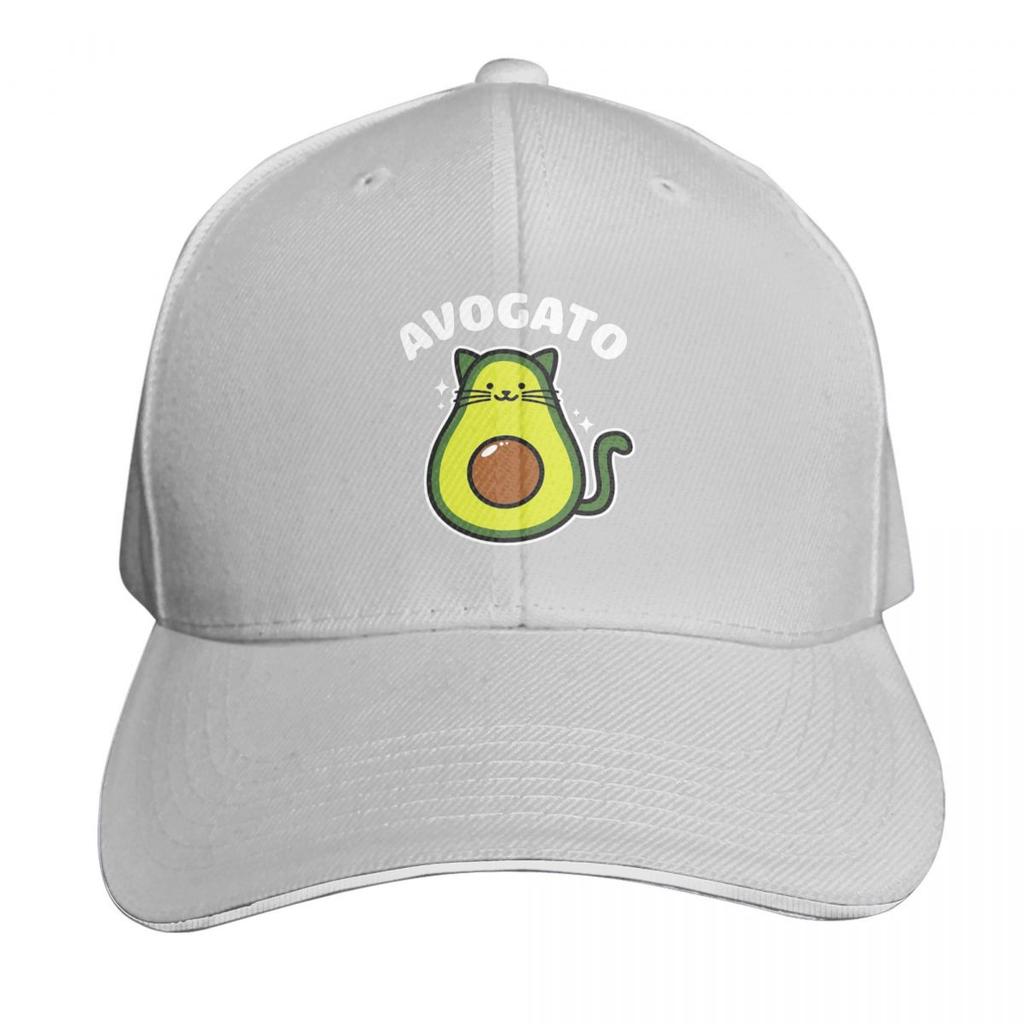 Avogato Cat Cute And Funny Aguacate Gato Cap Fashion Casual Baseball Caps Adjustable Hat Hip Hop Summer Unisex Baseball Hats