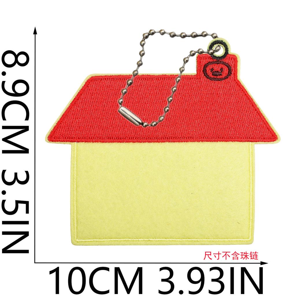 Like Thumb Pendant Cloth Sticker Decoration Red House Diy Luggage Tag Production Felt Chassis Ins Brand Bag Pendant