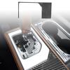 For Toyota Tundra 2014- Real Carbon Fiber Stickers Central gear shift storage Panel Car Accessories Interior decorative