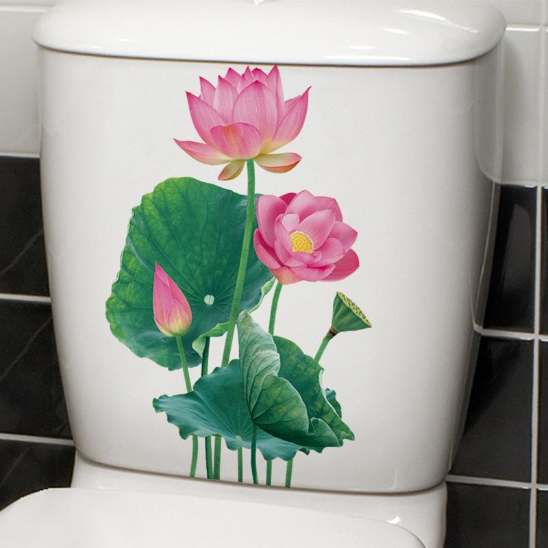 Toilet Sticker Funny Man WC Sticker Removable Toilet Stickers Bathroom Toilet Decoration Self-adhesive Wall Stickers Home Decor