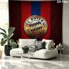 FC Bayern Munchen Custom Name Wall Tapestry Aesthetic Wall Hanging Printed Fabric Blanket Decorative Tapestries for Bedroom Living Room Home Decor