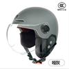 3C Certified Half Helmet Scooter Motorcycle Riding Unisex Safety With Clear Visor ABS Material