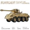 Zweiter Weltkrieg Sowjetischer ISU-152 schweres Sturmgeschütz Panzerzerstörer Selbstfahrlafette Artillerie Bausatz Modell Militärische Bausteine Spielzeug