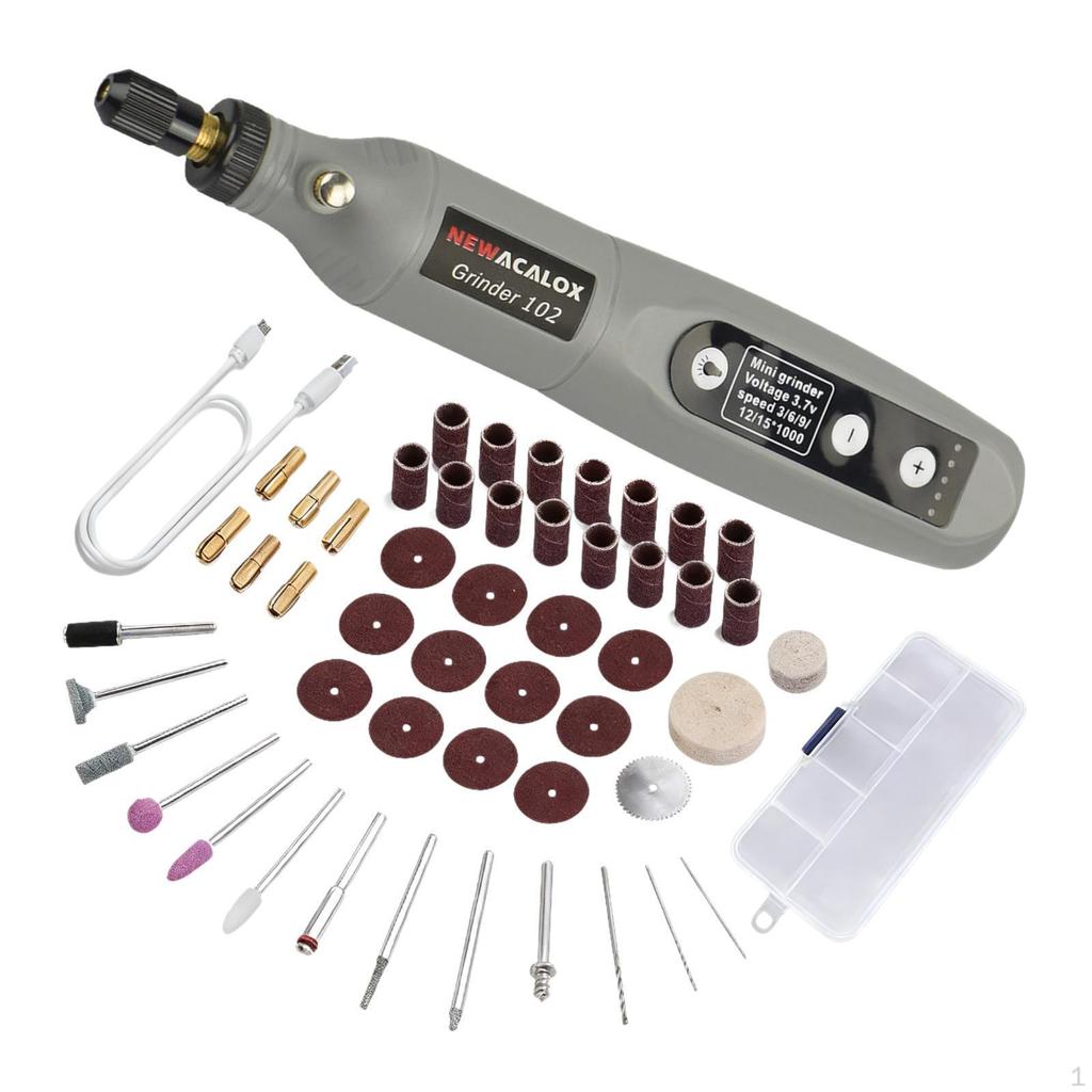Mini Cordless Pen Rotary Tool for Drilling Grinding Polishing Red