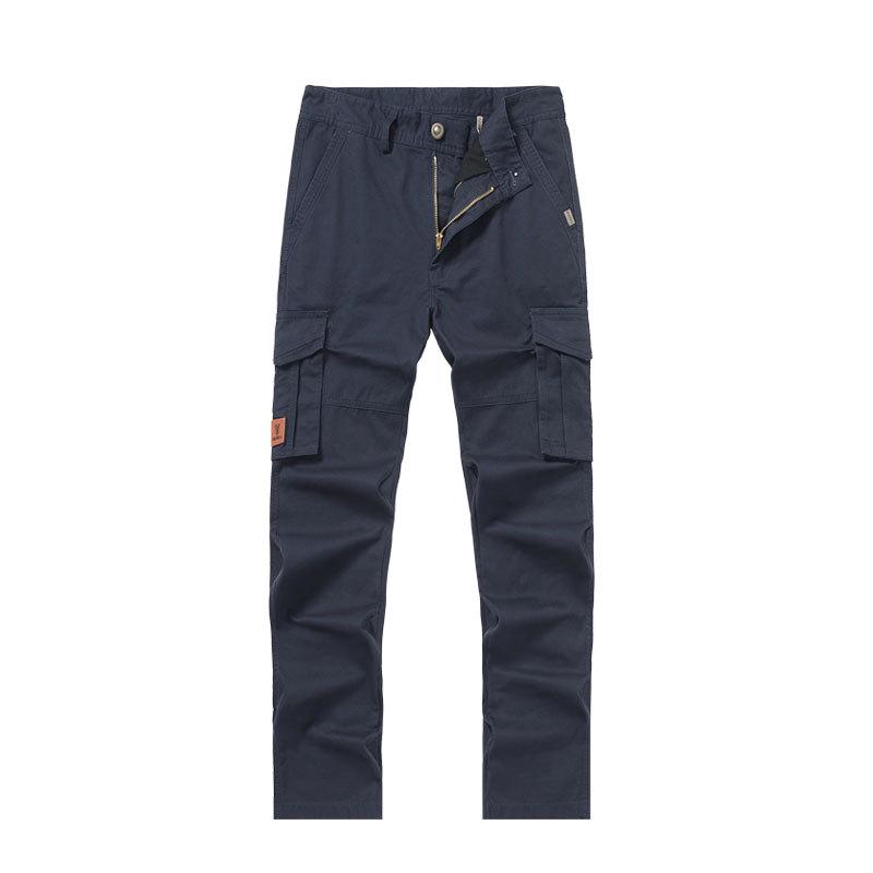 Men’s Pure Cotton Multi-Pocket Workwear Trousers - Spring/Autumn Style