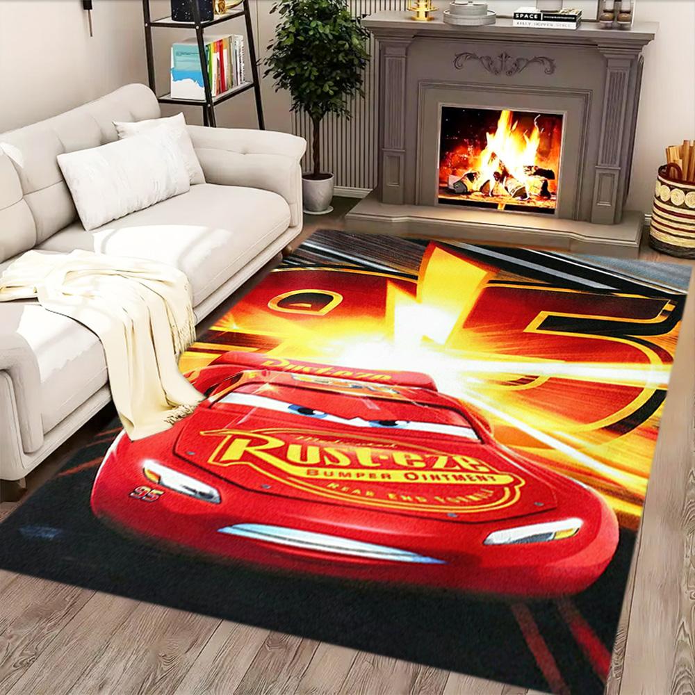 Lightning Mcqueen Racing Legend for Living Room rug, Bedroom, Study Room, Hallway Decoration, Perfect for Home Decoration or Holiday Gifts