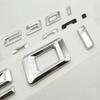 3D Glossy Black Chrome 220i 230i Emblem Badge Letter Rear Trunk Decal Sticker For BMW 2 Series F22 G42 Car Styling Accessories CB4