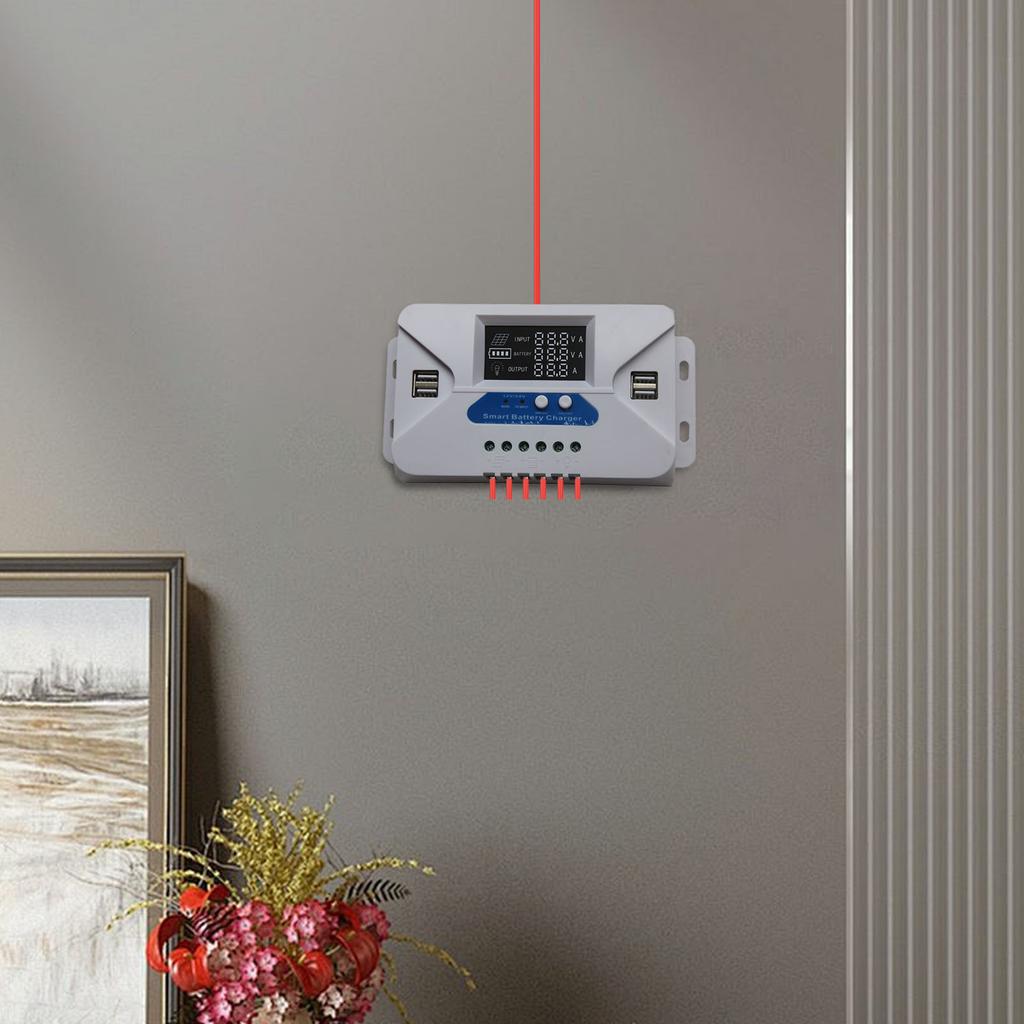 Solar Panel Regulator 12V/24V Aluminum Solar Plate Battery Regulator Street Light Controller For PWM 20A Solar Charge Controller