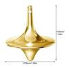 Hot Movie Totem Metal Gyro - Silvery Hand Spinning Top Fingertips Cyclone Anti Stress Fidget Toy for Adult Gifts