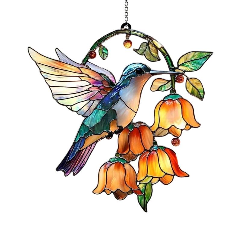 Langlebiger Acryl Kolibri Sonnenfänger Für Den Außenbereich Wind- Und Sonnenlichtbeständig Ohne Ausbleichen
