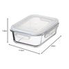 Ishigaki Sangyo Ishigaki Storage Container, Rectangular, 1500ml, DL, 23.0cm X 17.5cm X 7.6cm, Heat-Resistant Glass, Microwave, Oven, and Dishwasher Sa