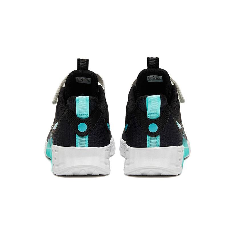 Anta Kids Sports Comfortable Versatile Non-Slip Breathable Low-Top Running Shoes Kids Sneakers Black Silver Blue 312315578-1