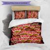 Set Lenzuola Stampato Calcio VfB Stuttgart 3 Pezzi, Comodo Set Copripiumino per Camera da Letto Amico della Pelle