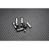 10 Sets/lot 12 Sizes DIN912 Alloy Steel Material 12.9 Grade Knife Handle M4 Thread Hexagonal Screws Locking Nail Spindle Rivet