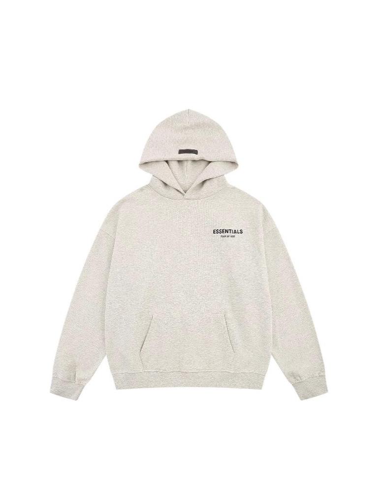 2025 Trendy Black Print Unisex Loose Hoodie with Essentials