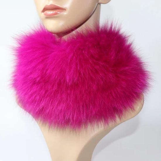 Nowy Szalik z Prawdziwego Futra Lisiego Opaski Futrzane Kobiety Zima Szaliki z Futra Lisiego Luksusowy Ocieplacz na Szyję Dobra Elastyczność Naturalne Futrzane Mufki