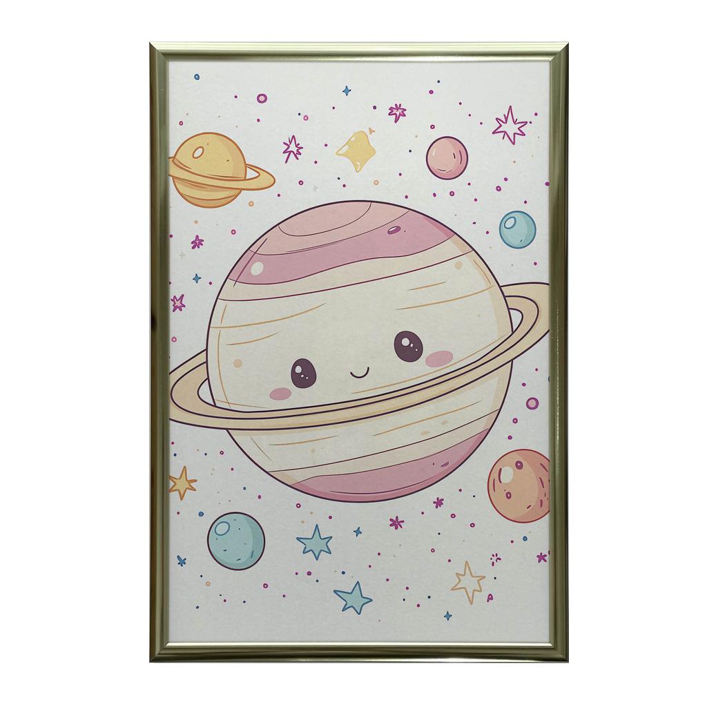 Plakat Urocza Planetka Plakat Urocza Planetka, 50X70 Cm, Bez Ramy, Płótno Premium Na Blejtramie