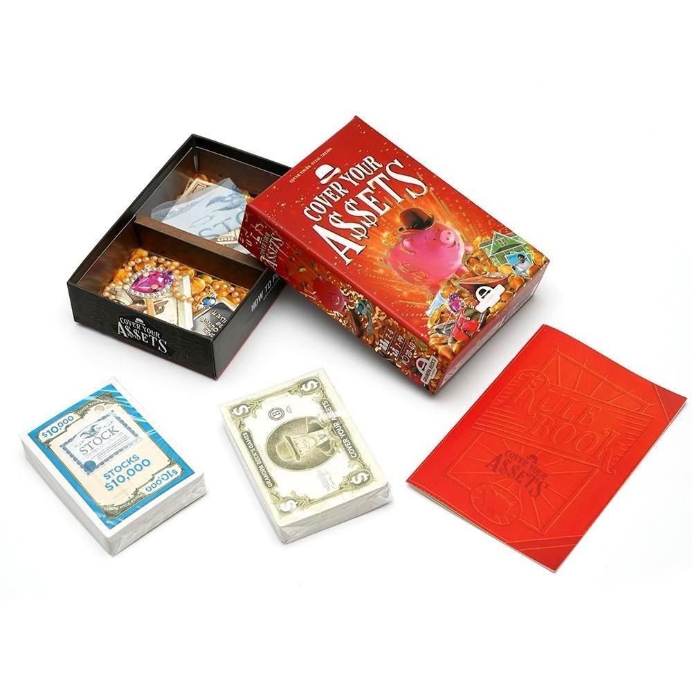 Cover Your Assets Card Family Party Entertainment Playing Board Game Cards Gift