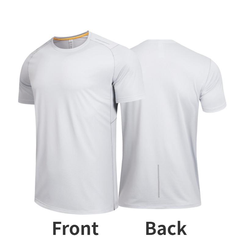 Mens Running Short Sleeve Tees Gym Jogging Tops Outdoor Cycling Sweatshirt Muscle Fit T-shirt for Man Trainin Dry Fit Sweatshirt
