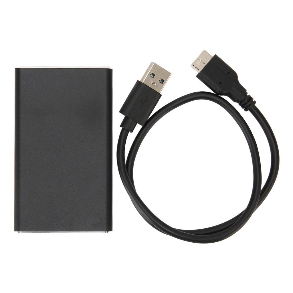 USB3.0 To MSATA Enclosure 6Gbps Support UASP Aluminum Alloy SSD Enclosure for 30x25mm 30x50mm MSATA SSD  (Not Inclube