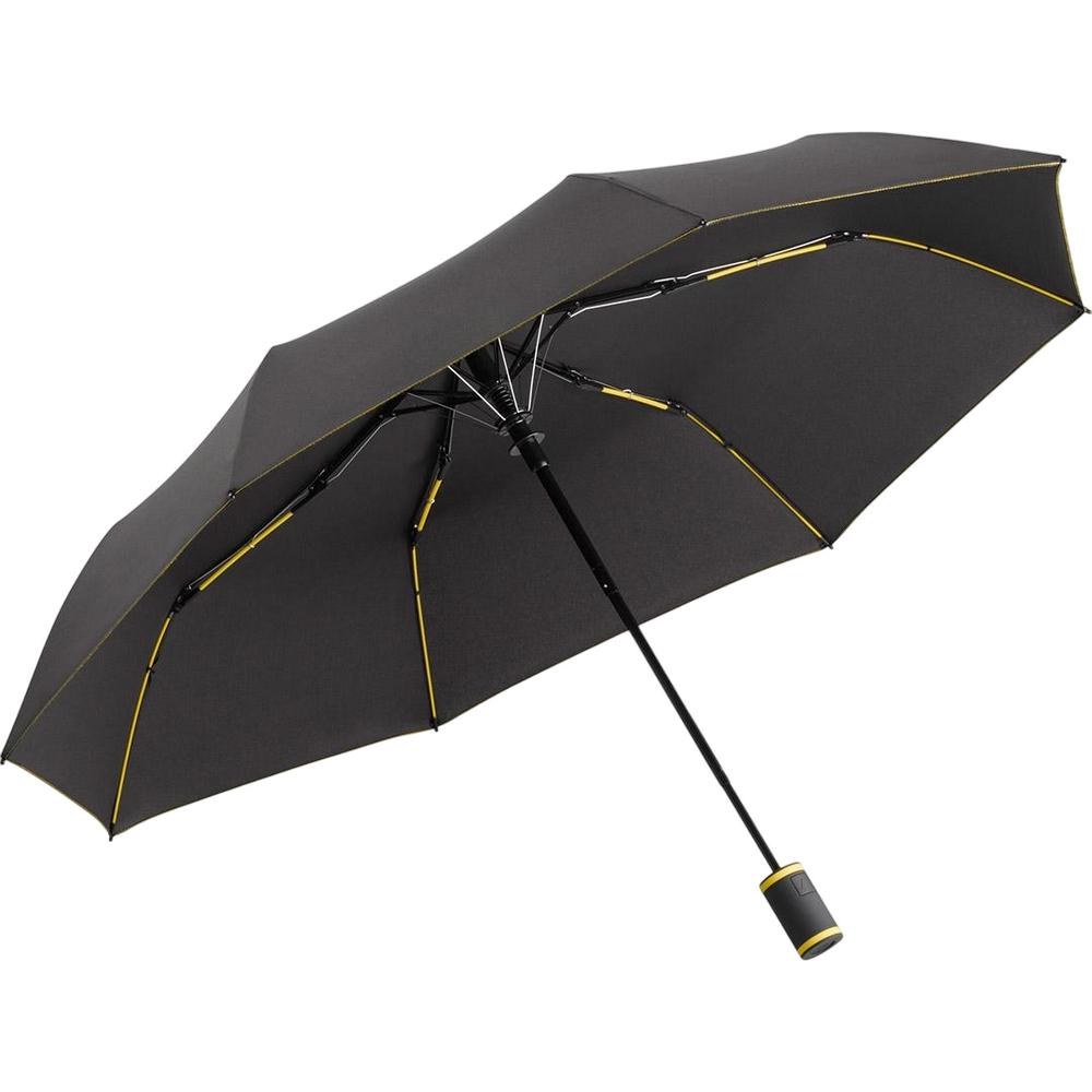 Fare AC Style Contrast Detail Mini Folding Umbrella