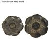1Pcs Metal Incense Burner Craft Ornament For Home Room Decoration Flower Shaped Spa Yoga Meditation Accessories