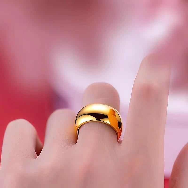 Goldplated Fashionable Copper Couple Ring With Flawless Design Ideal For Everyday Use And Occasions Special