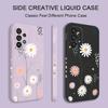 Green Daisies Phone Case For Samsung A73 A53 A33 A23 A13 A03 A03S A04 A04S A72 A52 A52S A32 A22 A12 A02S A02 A71 A51 4G 5G