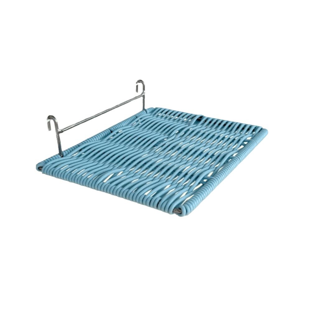 Imitation Rattan Weaving Jumping Platform Bite Resistant Bird Resting Platform Training Blue Type B
