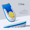 Height Increase Insole TPE Silicone Gel Heighten Lift Half Shoes Pad For Men Women Soft Comfort Inner Growing Heel Sole