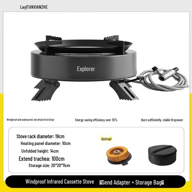 Qiewei Portable Outdoor Gas Stove