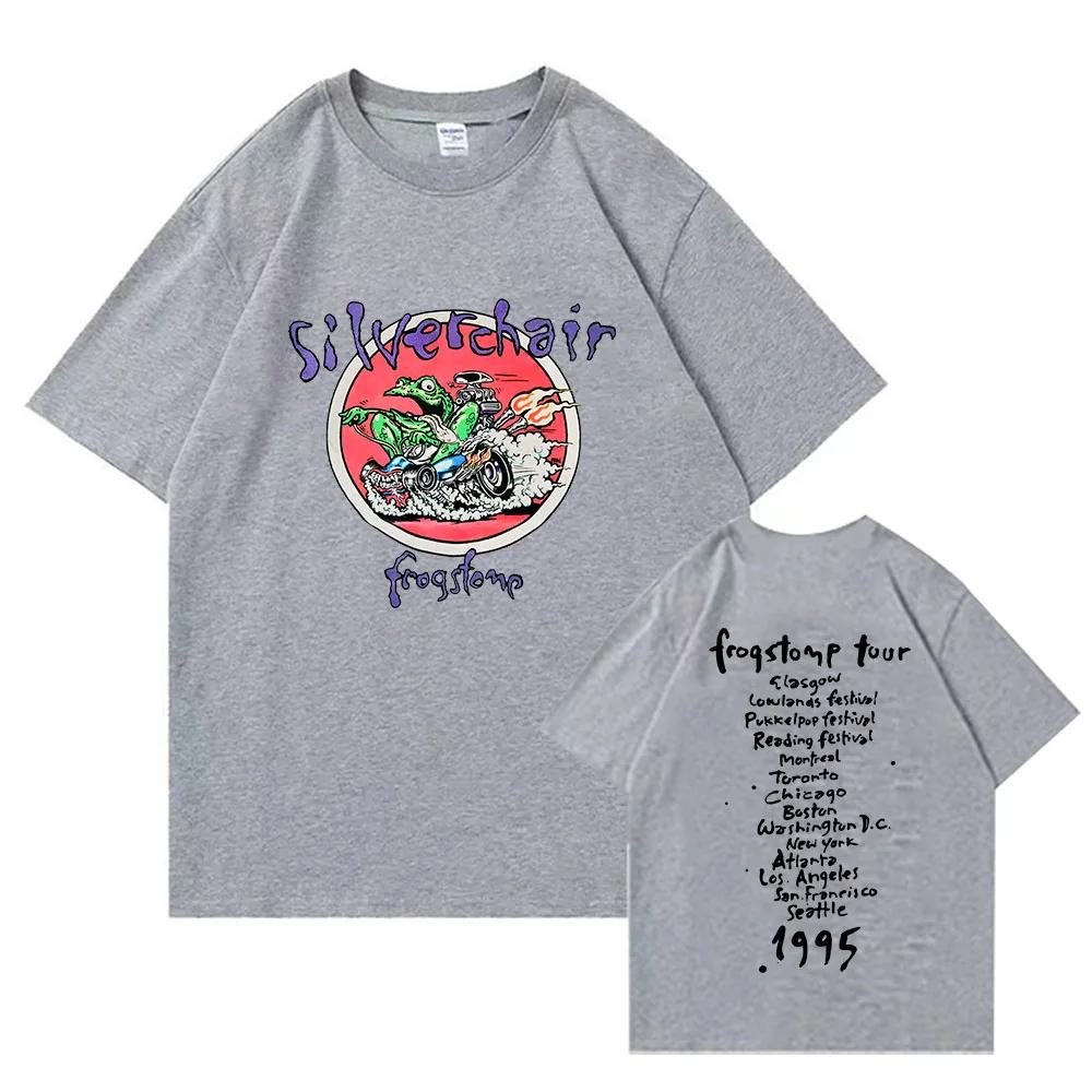 Cotton WomenUnisex Teeshirt Silverchair Frogstomp Tshirts High Quality Cotton Comfortable Tshirts Summer Casual Camisetas