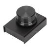 USB Volume Control One Key Mute Function 2m 6.6ft Cable Metal Case Black Computer Volume Knob for Win