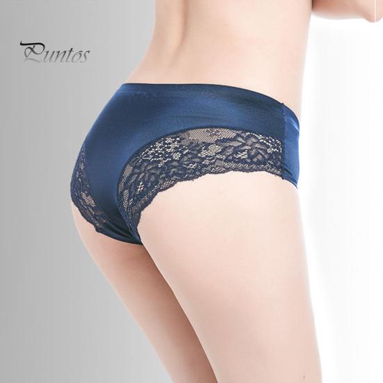 Tight Fit Panties Seamless Underwear for Women Silky Invisible Hipster Briefs Breathable Nylon Mid Rise Lace Satin Stretch Bikini Sexy