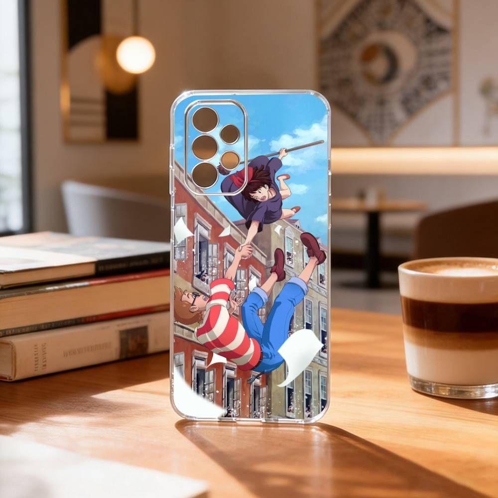 Kiki die kleine Hexe Lieferservice Handyhülle für Samsung S25,S24,S21,S22,S23,S30,Ultra,S20,Plus,Fe Transparente Hülle