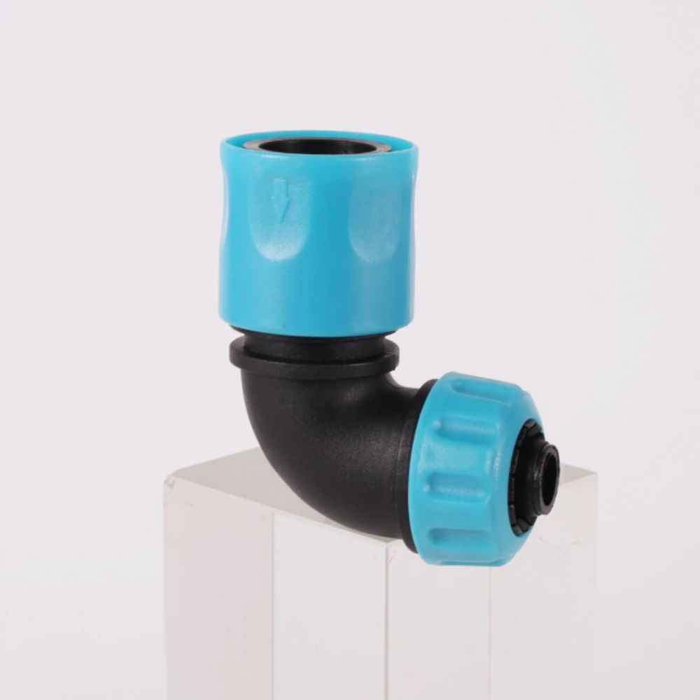 16mm Size Garden Irrigation Hose Adapter ABS Material Hose Adapter Quick Connector Repair Use