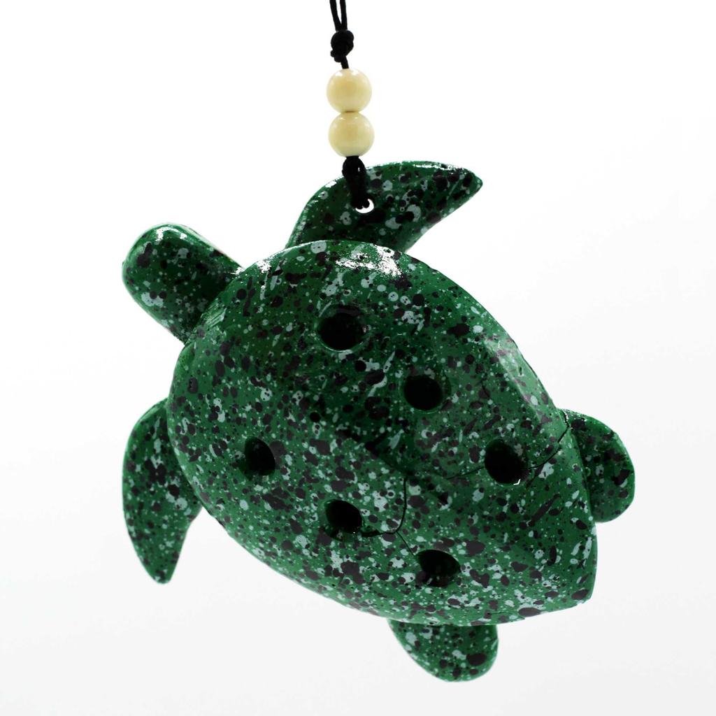 Ocarina Turtle-Shaped Ceramic