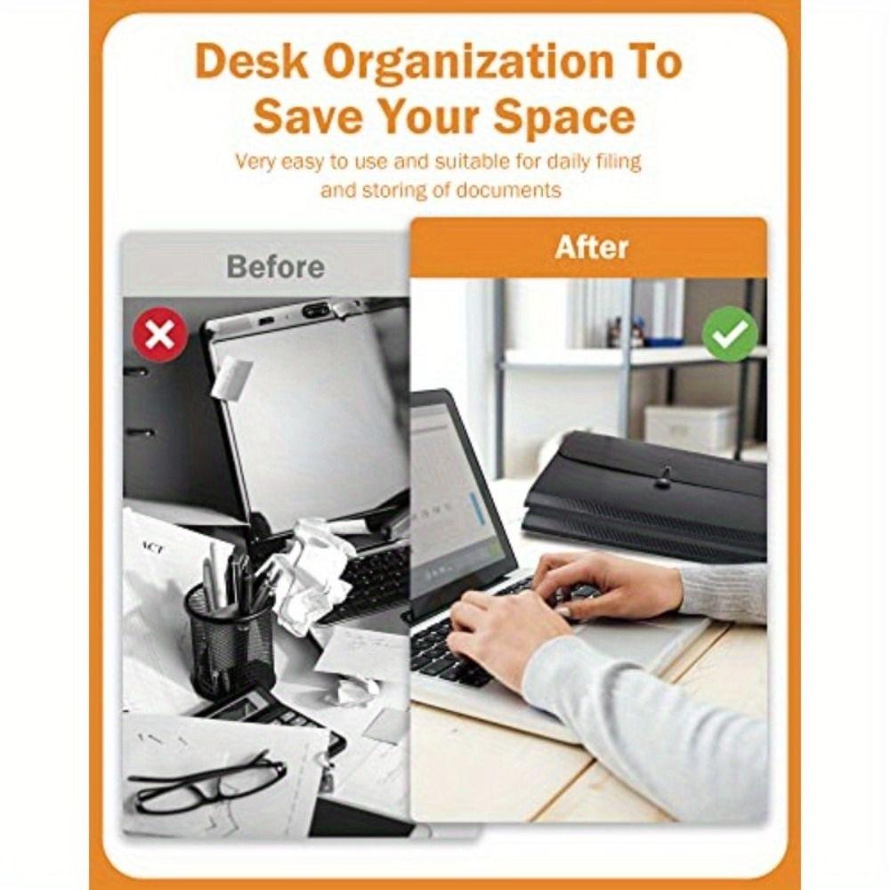 Multi-layer Exam Paper Organizer Expanding File Storage Holder Test Paper Storage Bag  Stationery