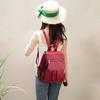 NICOLE DORIS Mini Backpack for Multiple PU Leather Perfect for Wine Red & Women's Daypack, Small, Adult-Size Business, Water-Repellent, Lightweight,