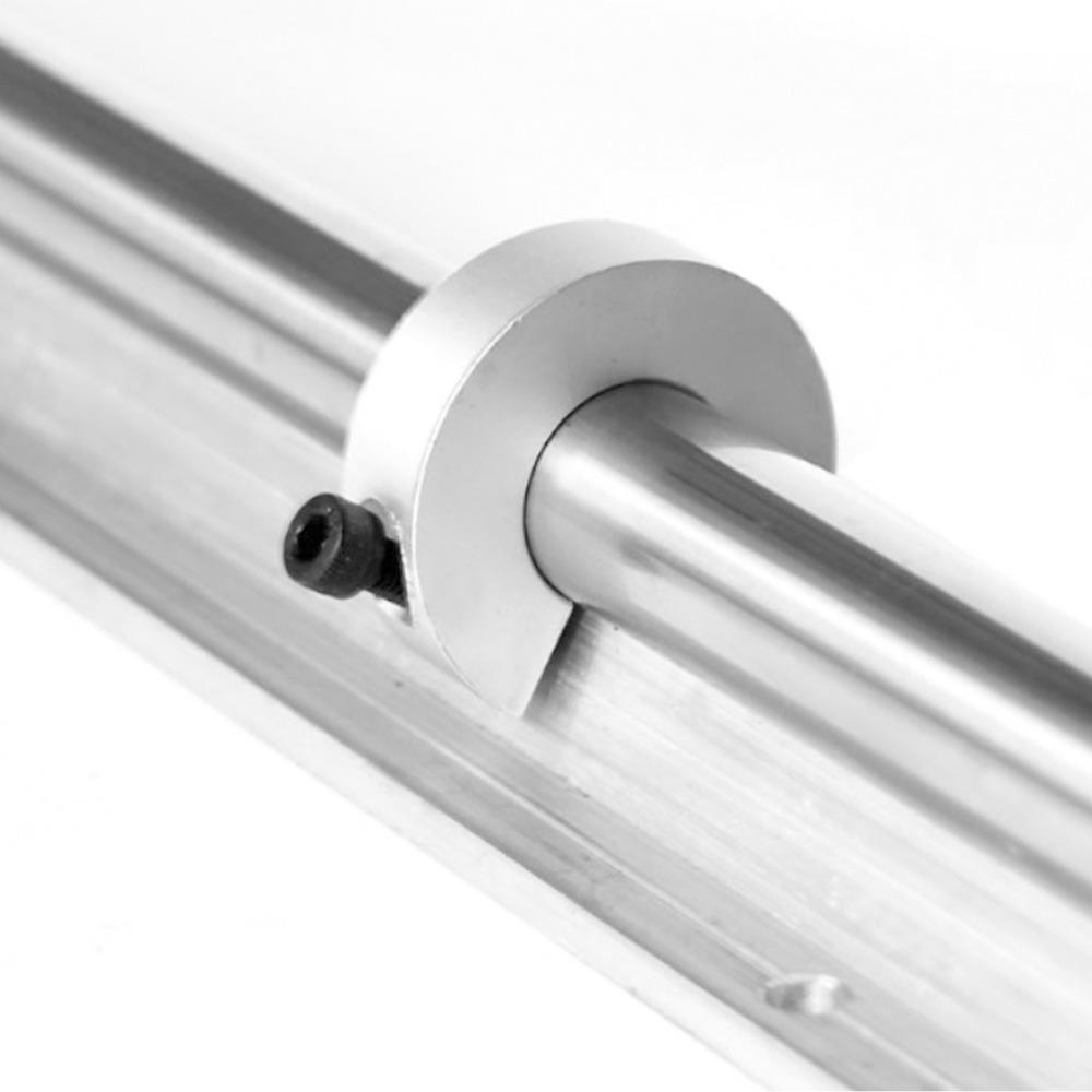 4 Τεμάχια SBR12 Γραμμικό Ράγα Στόπερ Δακτύλιος SBR16 SBR20 Κολάρο Κλειδώματος Άξονα Βίδα Ρύθμισης Κράμα Αλουμινίου Ανοδιωμένο Σετ Κολάρων Άξονα