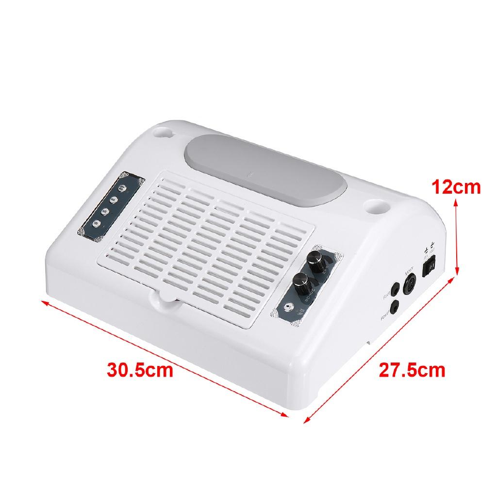 220V 110V 5 In 1 Nail Milling Polish LED UV Nail Lamp Gel Dryer Dust Collector + Drill Set