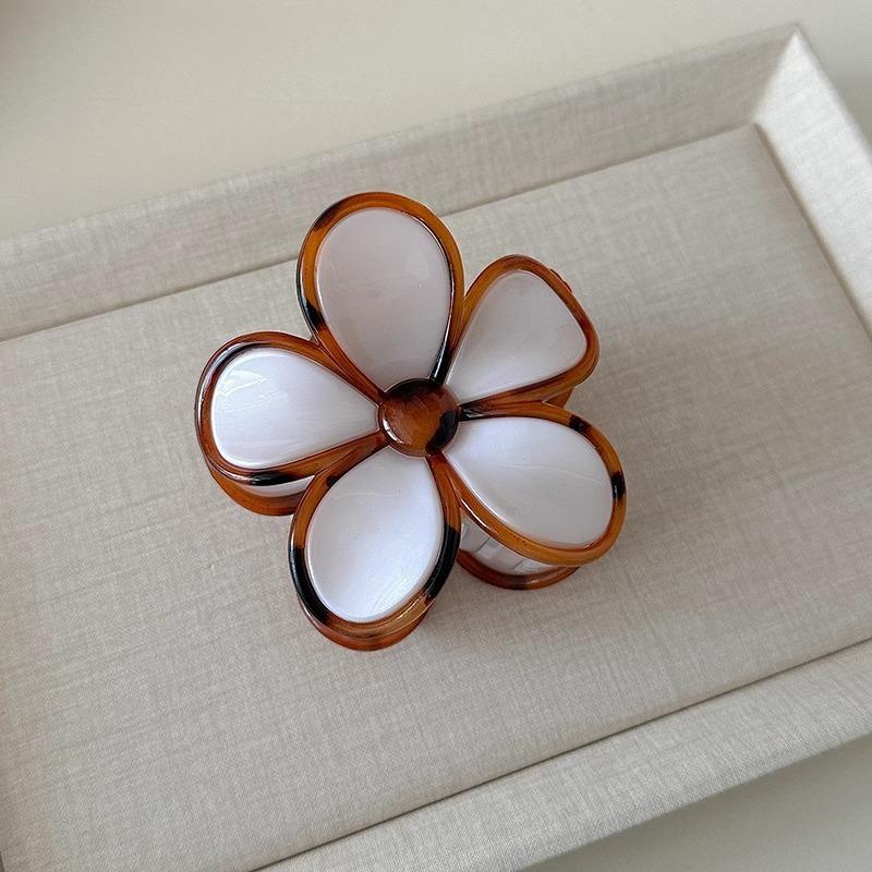 Retro Flower Clips High-end Shark Clips Half-tied Hair Clips Frellia Hair Clips Ponytail Clips