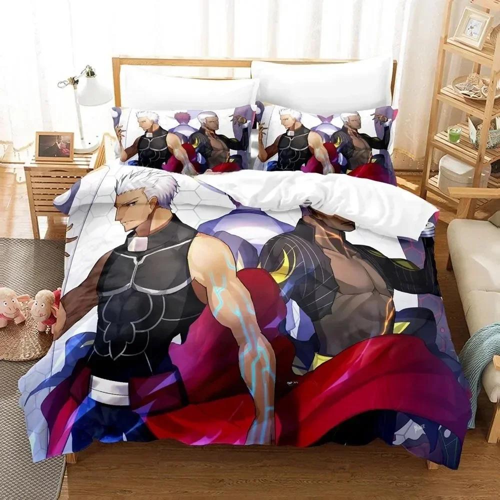 3D FateGrand Order Emiya Alter Bedding Set Printed Bed Set With Pillowcase Bed Duvet Cover Soft Queen King Size Bedclothes Home