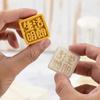 Traditional Chinese Character Mooncakes Molds with 6 Interchangeable Stamp Dessert Mould for Home Baking Enthusiasts
