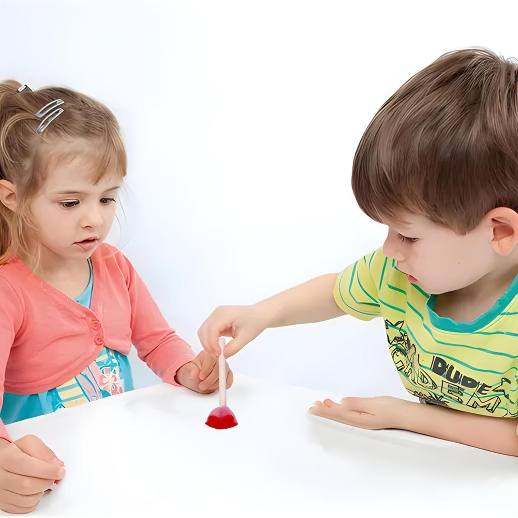 5 Stück wiederverwendbare Kindermalsponges, leicht zu greifen, Malwerkzeuge für Kleinkinder für Kunst & Handwerk, waschbar & erzeugt lustige Texturen, Vorschule