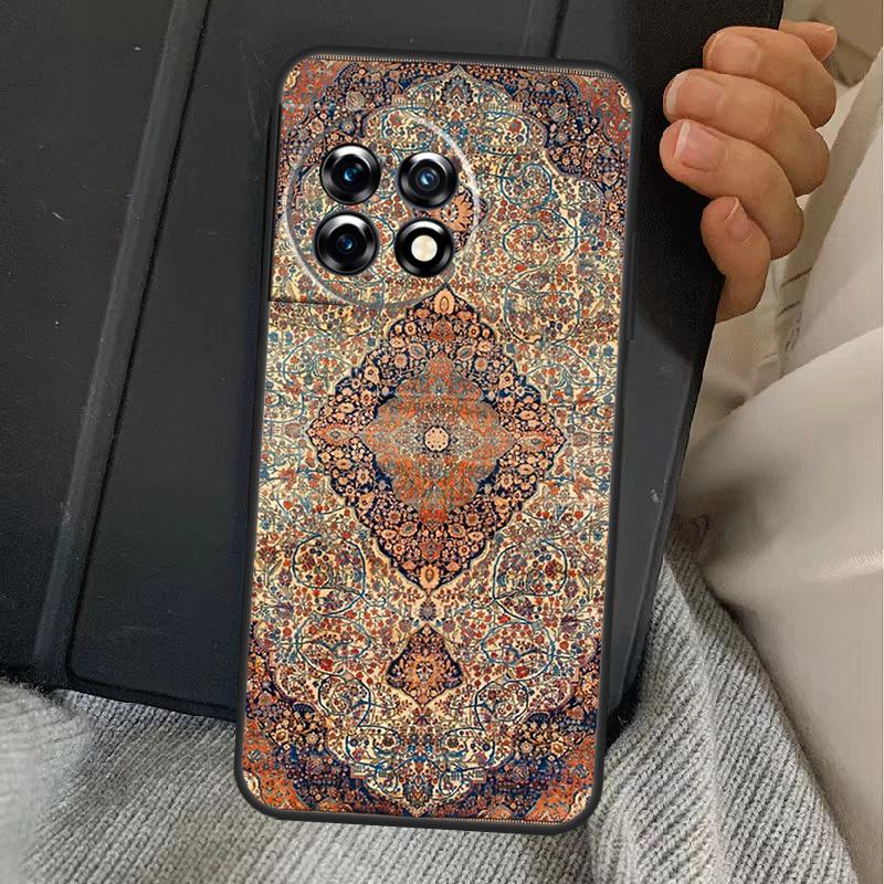 Persian Carpet Floral Pattern Case For OnePlus 15 13 12 11 13R 13T 10T 10R 12R OnePlus Nord 5 CE 2 3 4 Lite N20 N30 Cover